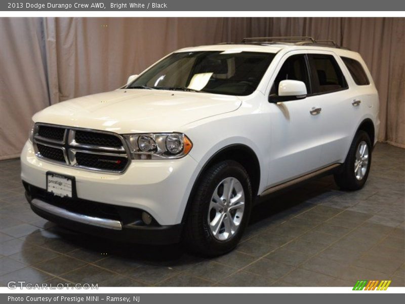 Bright White / Black 2013 Dodge Durango Crew AWD