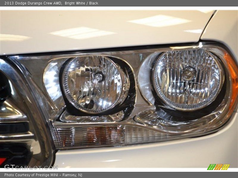 Bright White / Black 2013 Dodge Durango Crew AWD