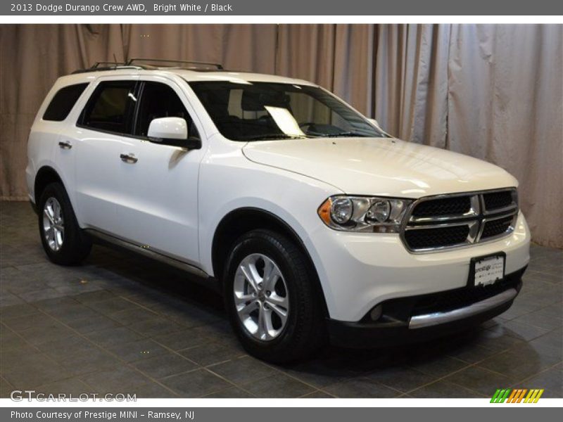 Bright White / Black 2013 Dodge Durango Crew AWD