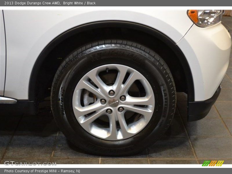 Bright White / Black 2013 Dodge Durango Crew AWD