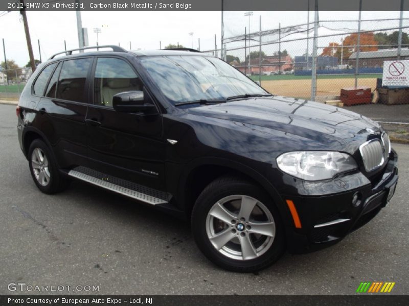 Carbon Black Metallic / Sand Beige 2012 BMW X5 xDrive35d