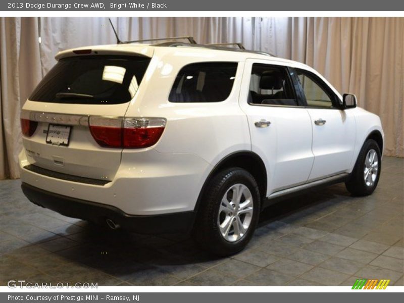 Bright White / Black 2013 Dodge Durango Crew AWD