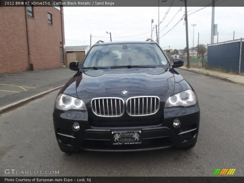 Carbon Black Metallic / Sand Beige 2012 BMW X5 xDrive35d