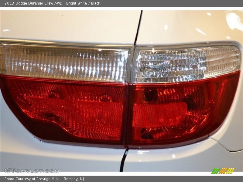 Bright White / Black 2013 Dodge Durango Crew AWD