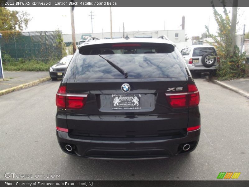 Carbon Black Metallic / Sand Beige 2012 BMW X5 xDrive35d