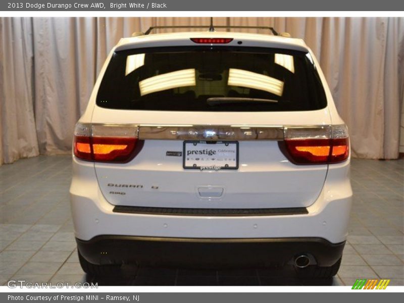 Bright White / Black 2013 Dodge Durango Crew AWD