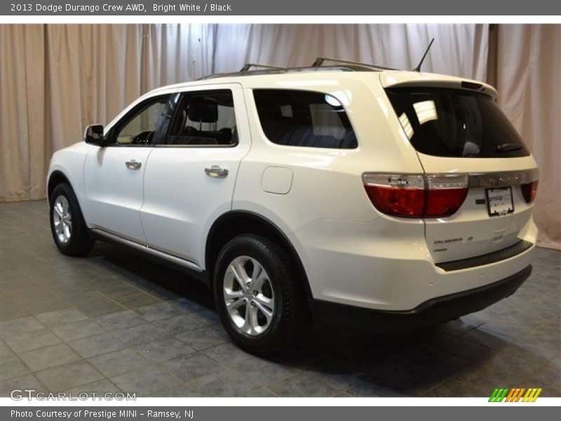 Bright White / Black 2013 Dodge Durango Crew AWD