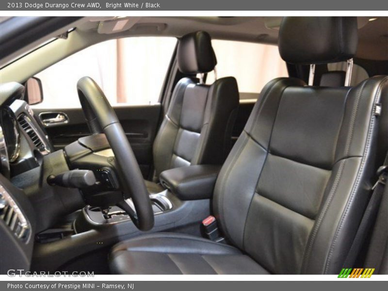 Bright White / Black 2013 Dodge Durango Crew AWD