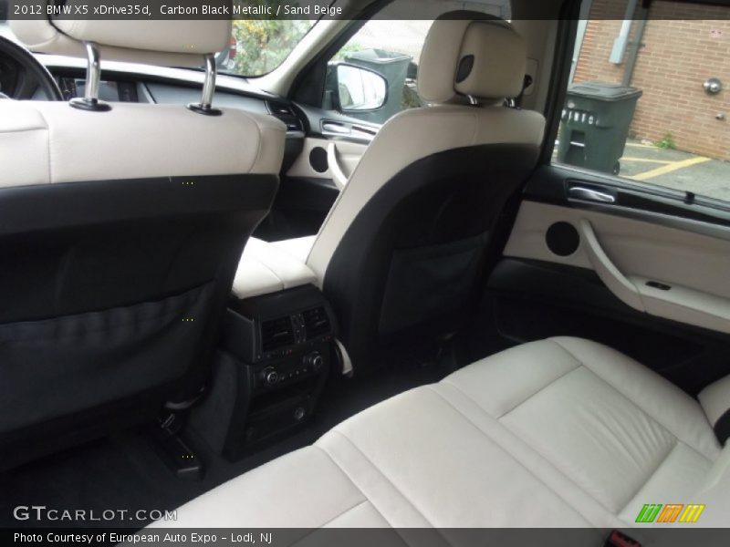 Carbon Black Metallic / Sand Beige 2012 BMW X5 xDrive35d