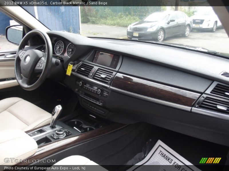Carbon Black Metallic / Sand Beige 2012 BMW X5 xDrive35d