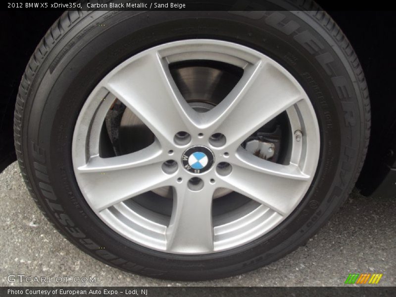 Carbon Black Metallic / Sand Beige 2012 BMW X5 xDrive35d