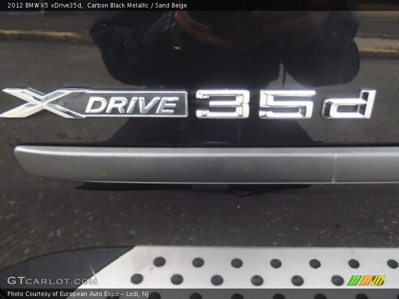 Carbon Black Metallic / Sand Beige 2012 BMW X5 xDrive35d