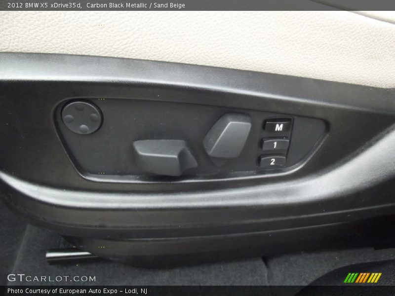 Carbon Black Metallic / Sand Beige 2012 BMW X5 xDrive35d