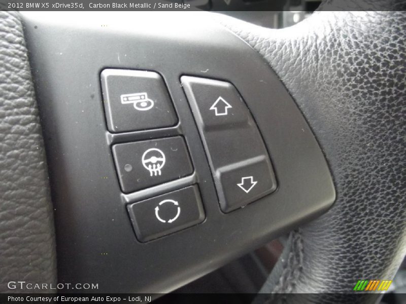 Carbon Black Metallic / Sand Beige 2012 BMW X5 xDrive35d