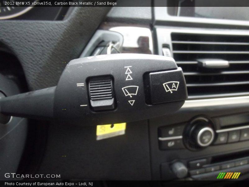 Carbon Black Metallic / Sand Beige 2012 BMW X5 xDrive35d