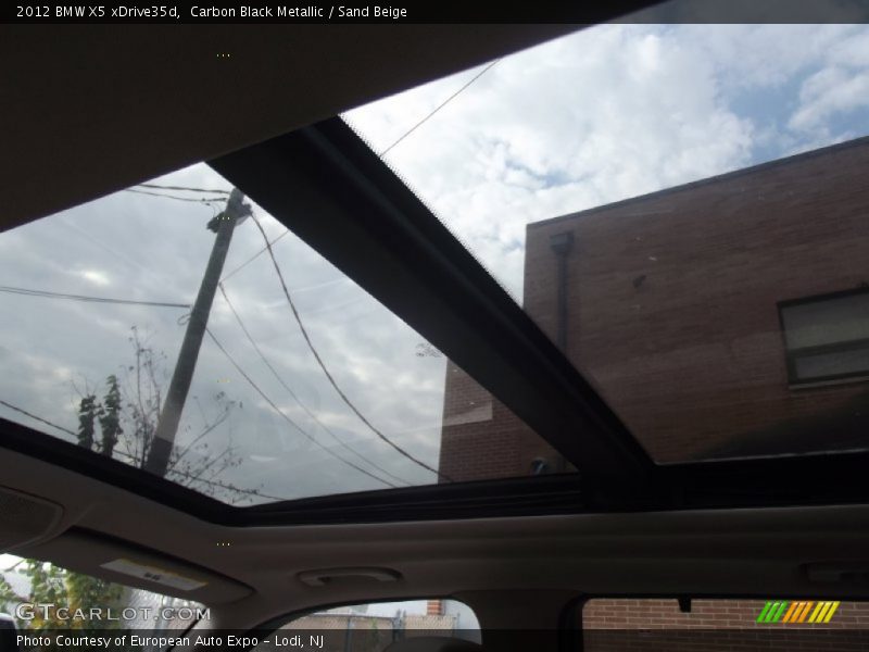 Carbon Black Metallic / Sand Beige 2012 BMW X5 xDrive35d