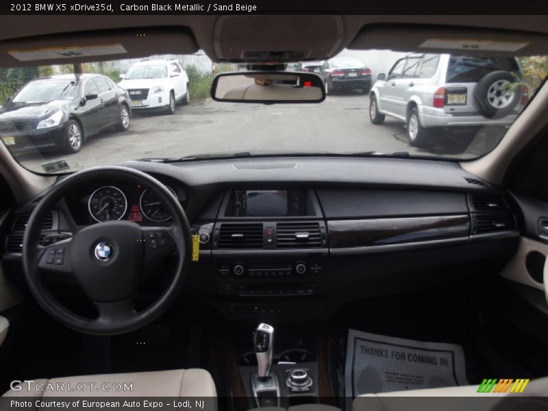 Carbon Black Metallic / Sand Beige 2012 BMW X5 xDrive35d