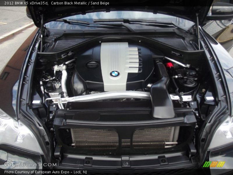 Carbon Black Metallic / Sand Beige 2012 BMW X5 xDrive35d