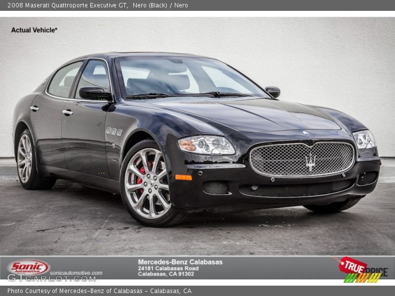 Nero (Black) / Nero 2008 Maserati Quattroporte Executive GT
