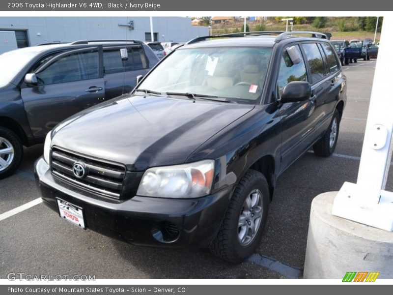 Black / Ivory Beige 2006 Toyota Highlander V6 4WD
