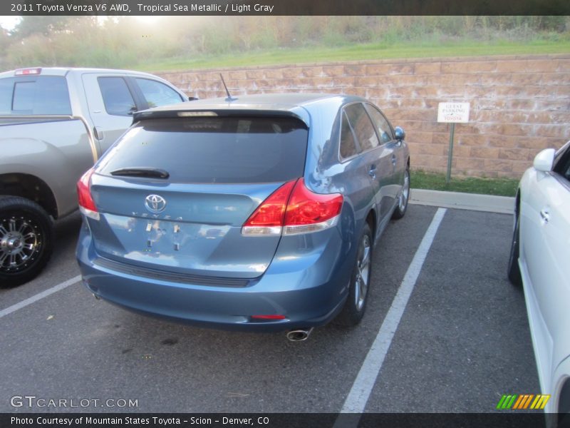 Tropical Sea Metallic / Light Gray 2011 Toyota Venza V6 AWD