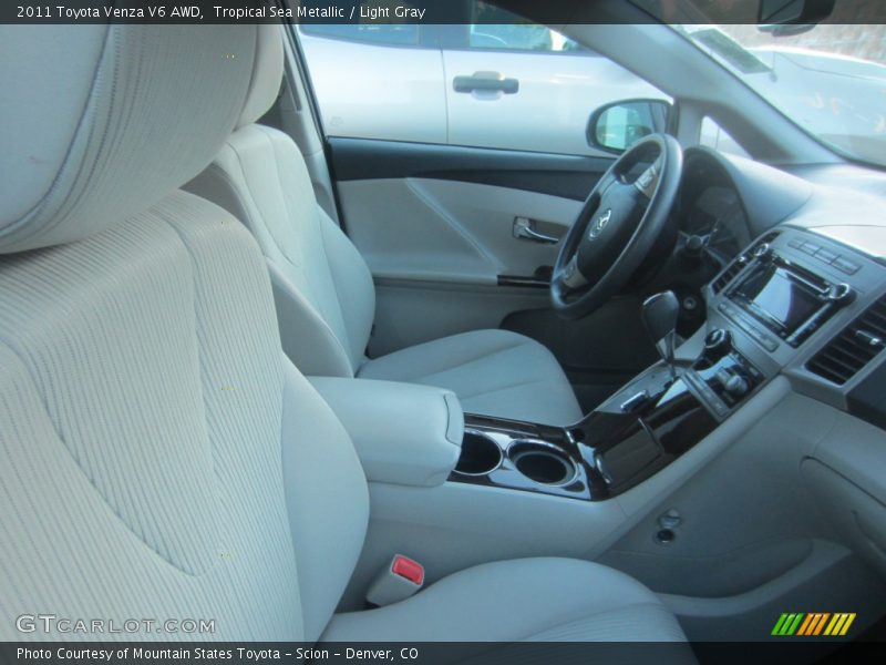 Tropical Sea Metallic / Light Gray 2011 Toyota Venza V6 AWD