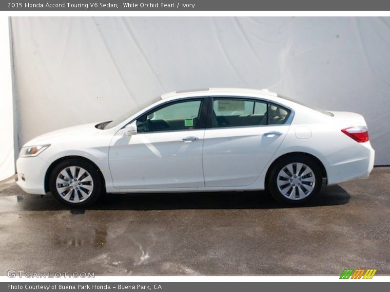 White Orchid Pearl / Ivory 2015 Honda Accord Touring V6 Sedan