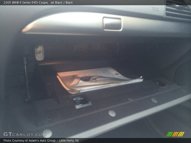 Jet Black / Black 2005 BMW 6 Series 645i Coupe
