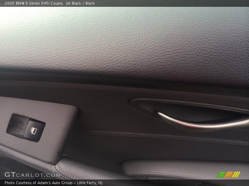 Jet Black / Black 2005 BMW 6 Series 645i Coupe
