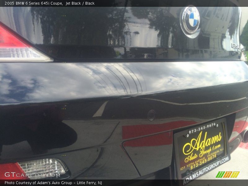 Jet Black / Black 2005 BMW 6 Series 645i Coupe