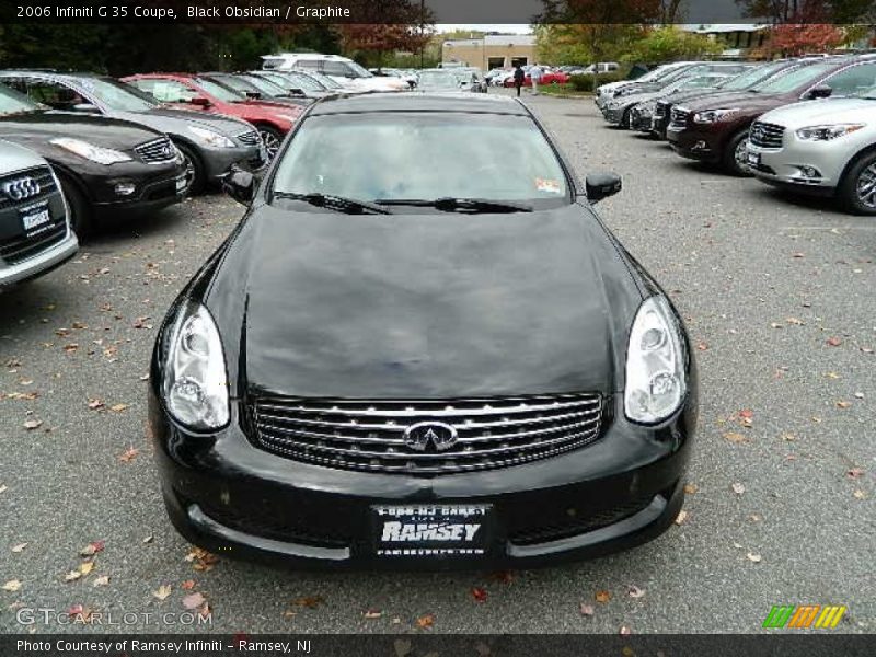 Black Obsidian / Graphite 2006 Infiniti G 35 Coupe