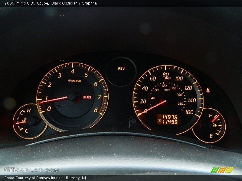 Black Obsidian / Graphite 2006 Infiniti G 35 Coupe