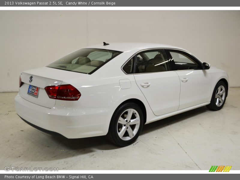 Candy White / Cornsilk Beige 2013 Volkswagen Passat 2.5L SE