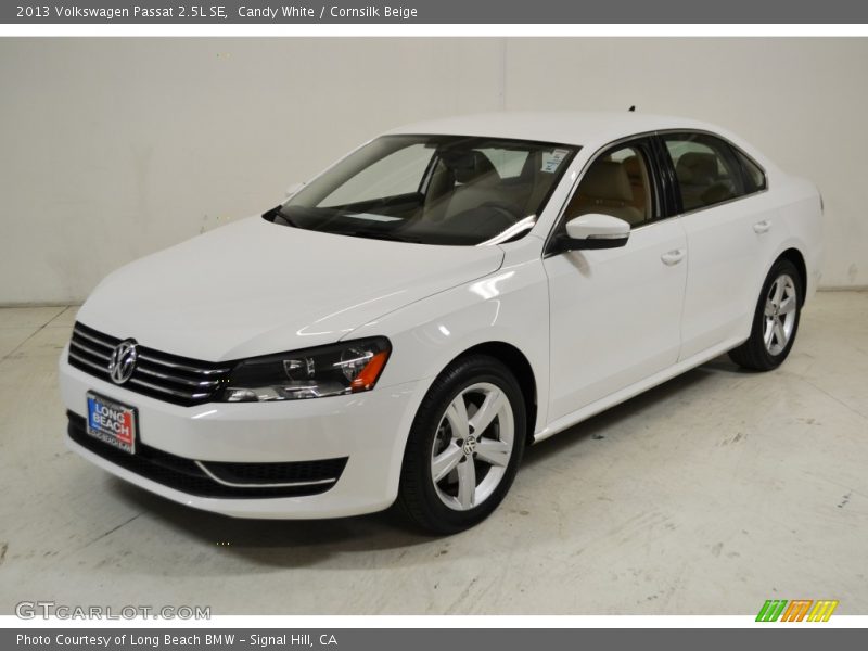 Candy White / Cornsilk Beige 2013 Volkswagen Passat 2.5L SE