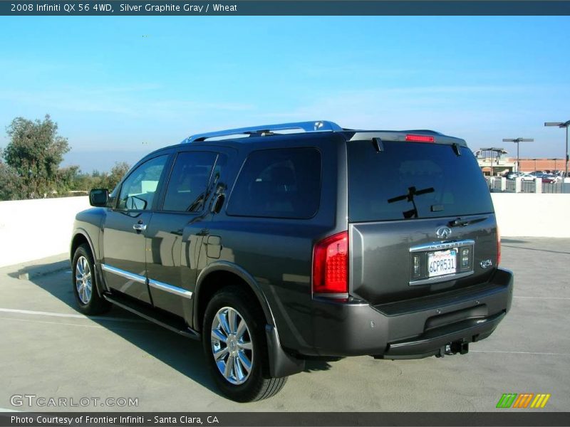 Silver Graphite Gray / Wheat 2008 Infiniti QX 56 4WD