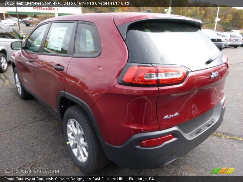  2015 Cherokee Sport 4x4 Deep Cherry Red Crystal Pearl