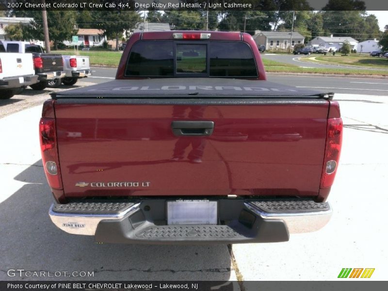 Deep Ruby Red Metallic / Light Cashmere 2007 Chevrolet Colorado LT Crew Cab 4x4