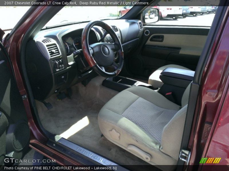 Deep Ruby Red Metallic / Light Cashmere 2007 Chevrolet Colorado LT Crew Cab 4x4