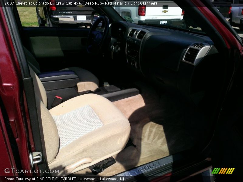 Deep Ruby Red Metallic / Light Cashmere 2007 Chevrolet Colorado LT Crew Cab 4x4