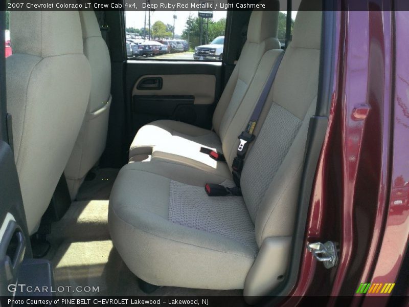 Deep Ruby Red Metallic / Light Cashmere 2007 Chevrolet Colorado LT Crew Cab 4x4