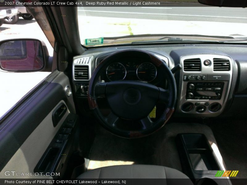 Deep Ruby Red Metallic / Light Cashmere 2007 Chevrolet Colorado LT Crew Cab 4x4