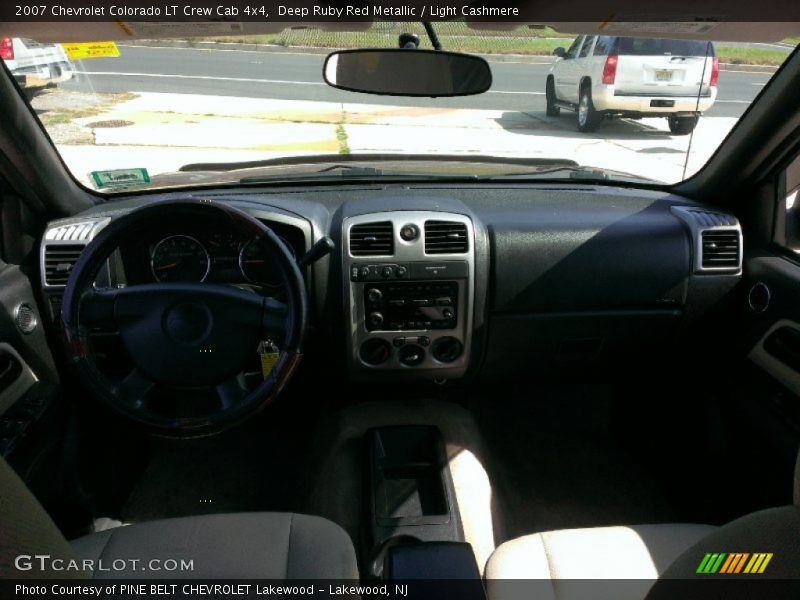 Deep Ruby Red Metallic / Light Cashmere 2007 Chevrolet Colorado LT Crew Cab 4x4