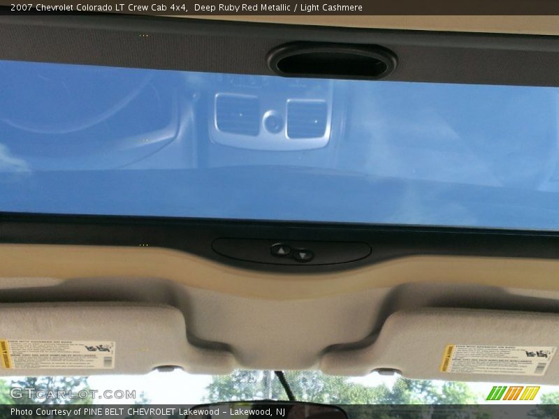 Deep Ruby Red Metallic / Light Cashmere 2007 Chevrolet Colorado LT Crew Cab 4x4