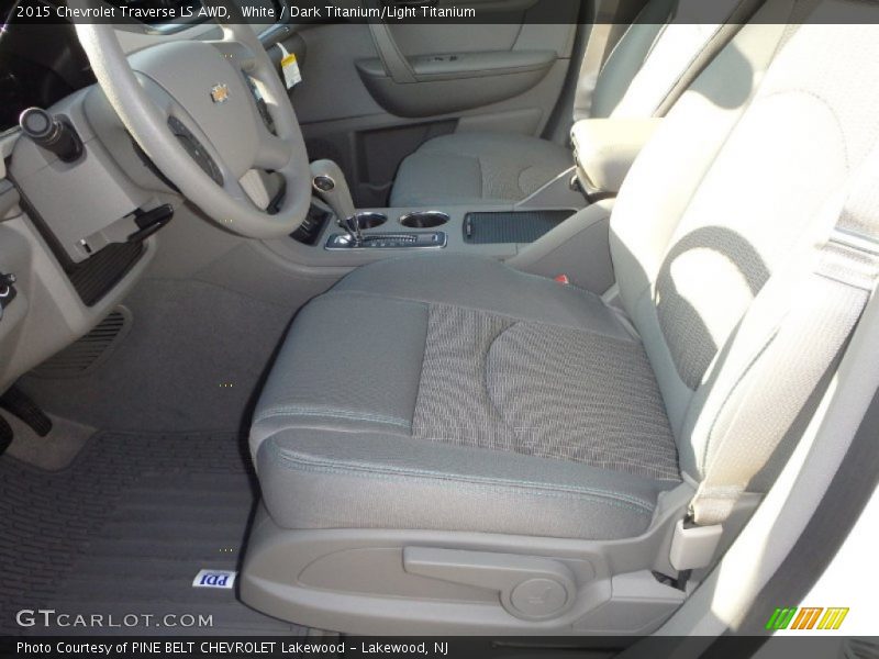 White / Dark Titanium/Light Titanium 2015 Chevrolet Traverse LS AWD