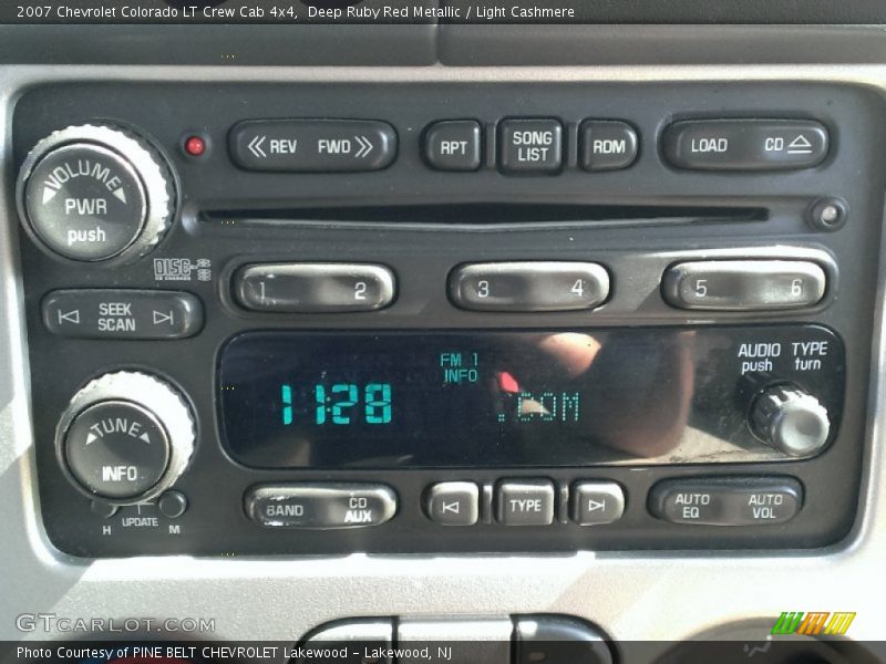 Deep Ruby Red Metallic / Light Cashmere 2007 Chevrolet Colorado LT Crew Cab 4x4