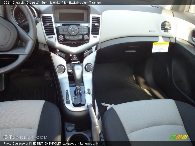 Summit White / Jet Black/Medium Titanium 2014 Chevrolet Cruze LS