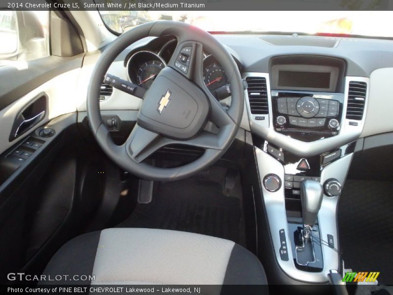 Summit White / Jet Black/Medium Titanium 2014 Chevrolet Cruze LS