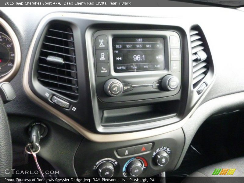 Controls of 2015 Cherokee Sport 4x4