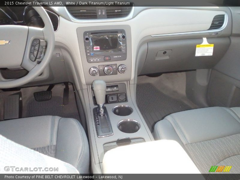 White / Dark Titanium/Light Titanium 2015 Chevrolet Traverse LS AWD