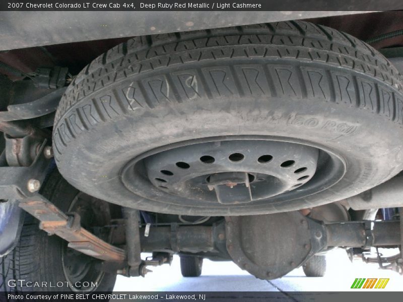 Deep Ruby Red Metallic / Light Cashmere 2007 Chevrolet Colorado LT Crew Cab 4x4